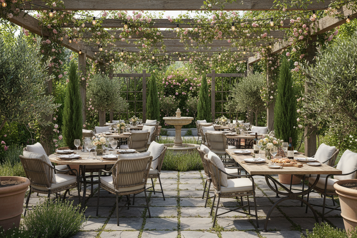 Outdoor dining tables