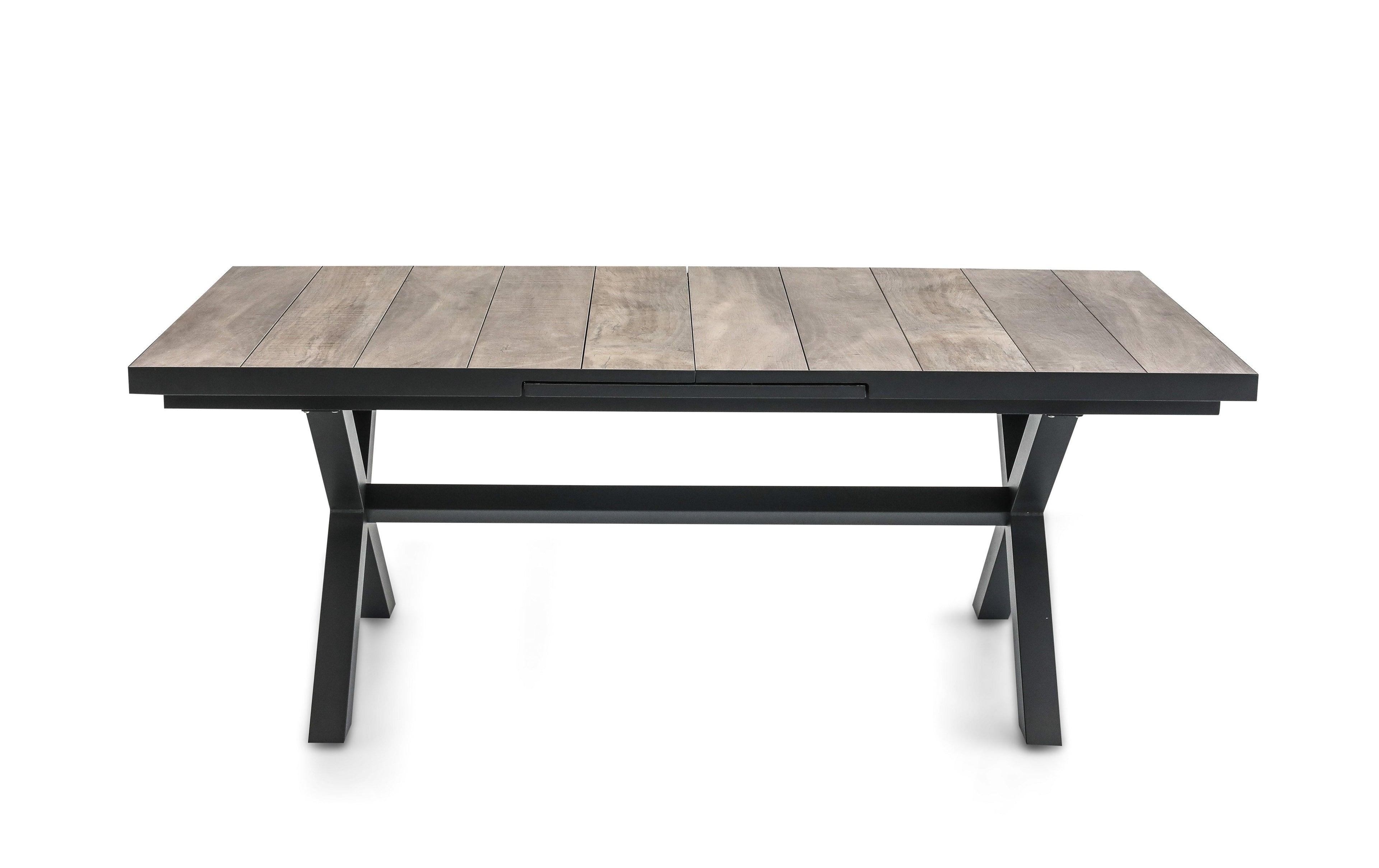 'Charcoal Extension Table 201 to 261cm