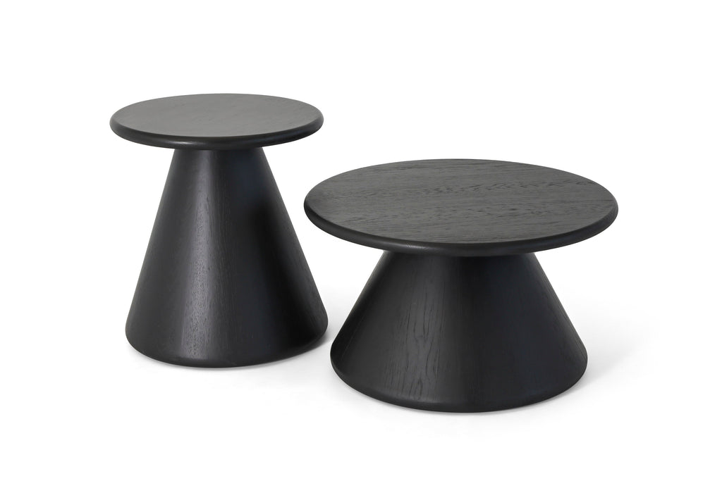 'Ollie Small Side Table - Black
