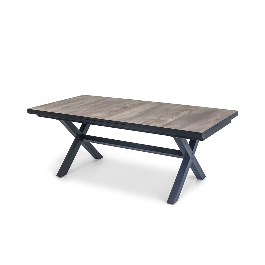 'Charcoal Extension Table 201 to 261cm