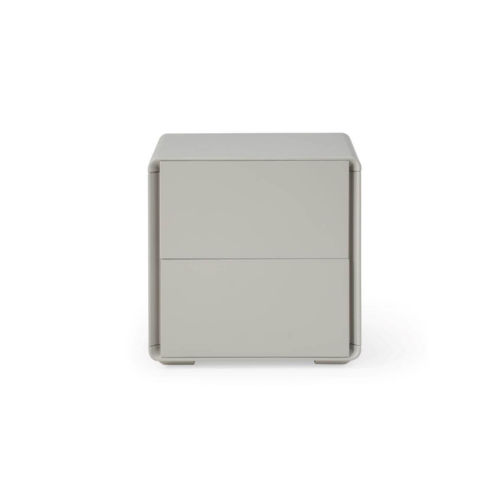 'Koda Night Stand - Matte Light Grey 1602