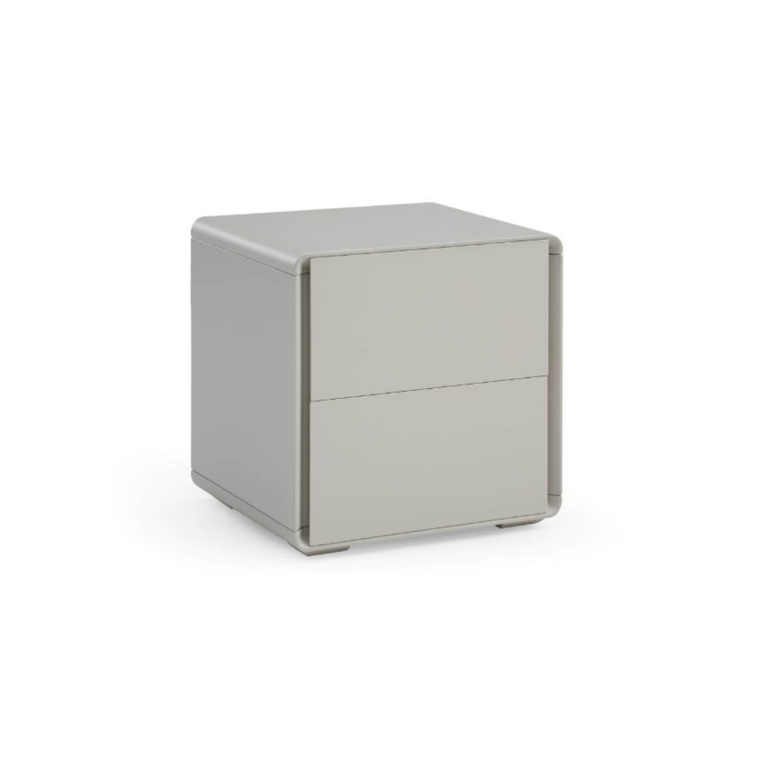 'Koda Night Stand - Matte Light Grey 1602